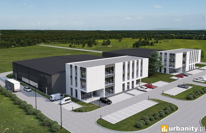 Hala i biurowiec DSM w Sadach pod Poznaniem