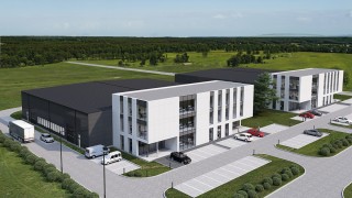 Hala i biurowiec DSM w Sadach pod Poznaniem