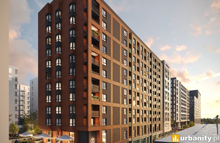 Rusza IV etap inwestycji Flow w Nowym Centrum Łodzi, wiz. mat. dewelopera
