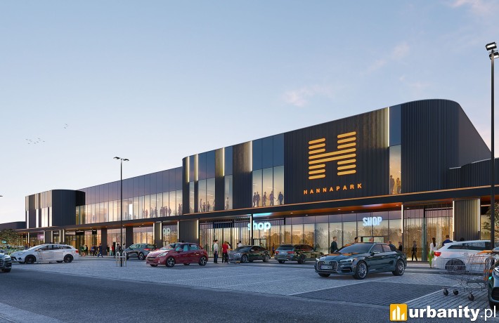 Hanna Park w Ostrołęce, wizualizacja, wiz. materiały inwestora