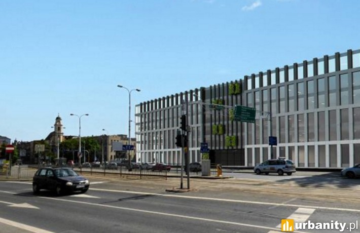 Wizualizacja biurowca firmy Archicom przy pl. Wróblewskiego