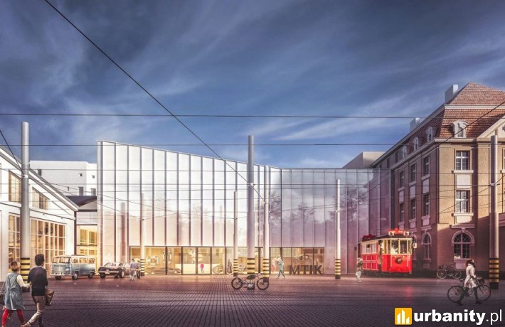 Muzeum Techniki i Komunikacji - wizualizacja rozbudowy