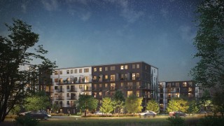 Projekt osiedla Orneko w dzielnicy Białołęka, wiz. materiały dewelopera