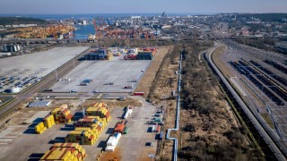 Budowa terminalu intermodalnego w Porcie Gdynia, fot. NDI
