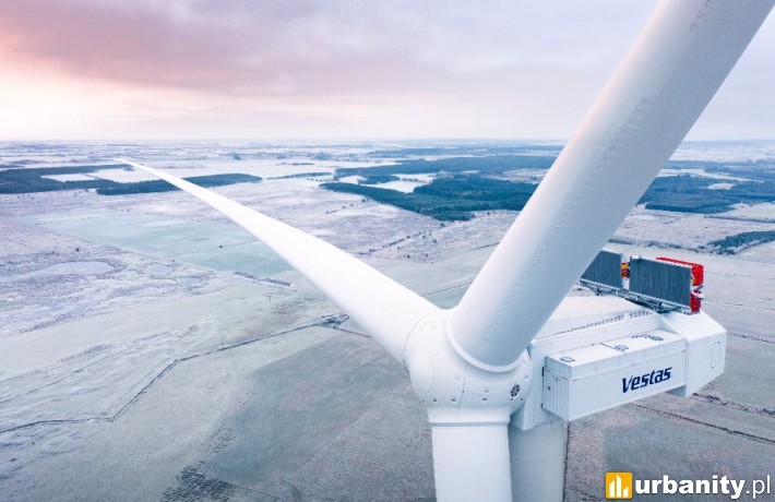 Turbina wiatrowa firmy Vestas, fot. Vestas
