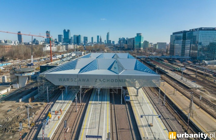 Dworzec Warszawa Zachodnia - marzec 2022 r. (fot. Budimex)
