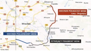 Brakujący fragment Wschodniej Obwodnicy Wrocławia, wiz. materiały inwestora