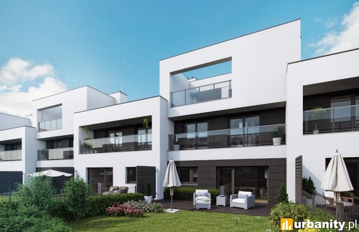 Wizualizacja osiedla Chojny Park Domy w Łodzi