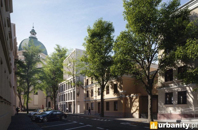 Nowy Dom Parafialny - widok od strony ul. Nowogrodzkiej, fot. materiały inwestora