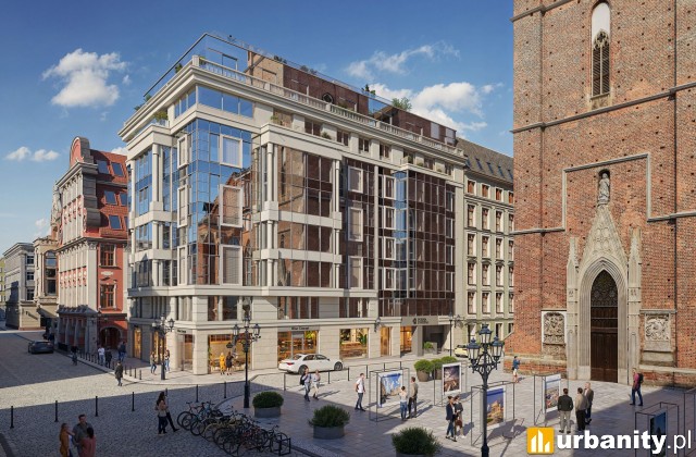 Forma Inversa - projekt kameralnego apartamentowca, wiz. materiały inwestora