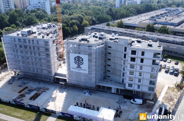 Wiecha na budowie osiedla Moje Bielany, fot. materiały prasowe