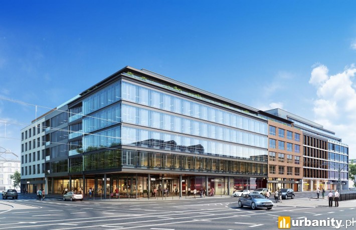 Projekt biurowca Ogrodowa 8 Office w Łodzi