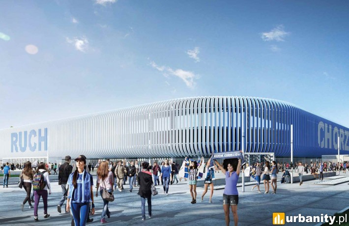 Projekt nowego stadionu Ruchu Chorzów