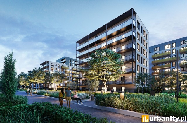 Wizualizacja osiedla CityFlow w Warszawie, fot. materiały dewelopera