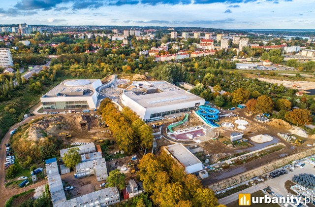 Postęp prac na budowie szczecińskiego aquaparku Fabryka Wody, fot. Alstal