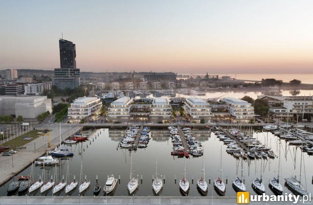 Nova Marina Gdynia, wizualizacja, wiz. PiG Architekci