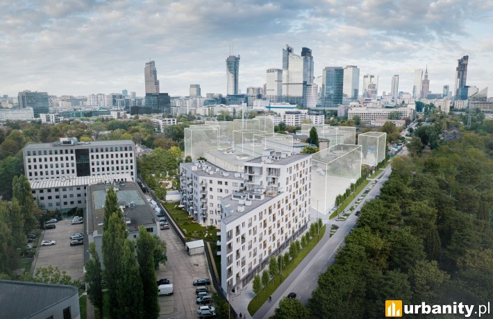 Projekt osiedla NU na Woli, wiz. materiały dewelopera