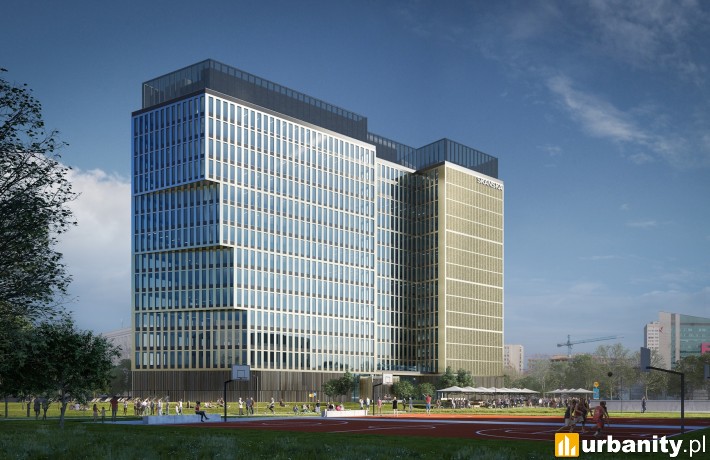 Biurowiec P180 Warsaw - wizualizacja