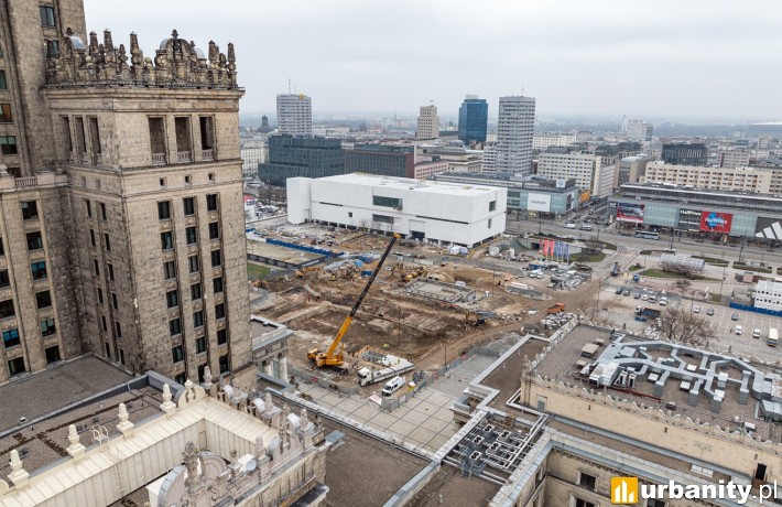 Plac Defilad wykorzysta wodę z drugiego obiegu, fot. materiały prasowe