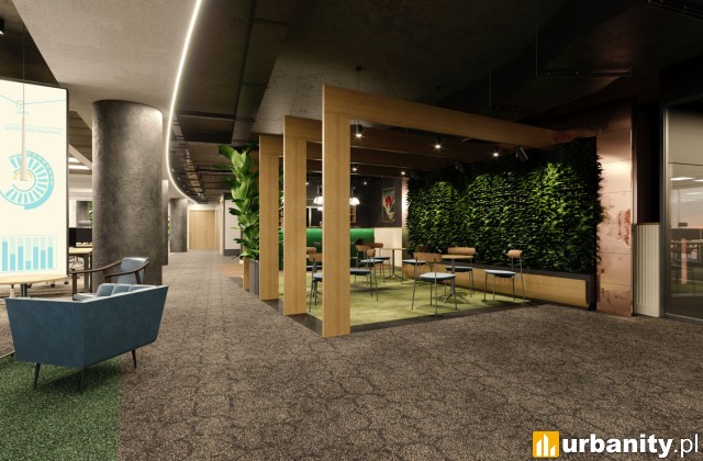 Projekt nowych wnętrz biurowca Saski Crescent, fot. CA Immo