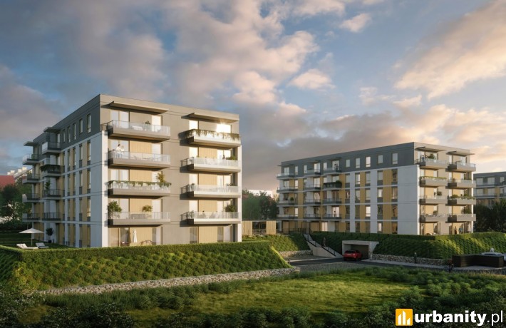 Osiedle Via Flora w Gdańsku - wizualizacja