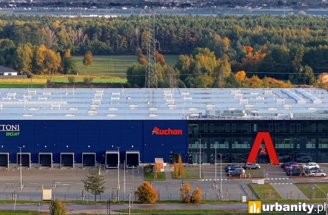 Gotowa inwestycja Auchan w Wilczej Górze, fot. Panattoni