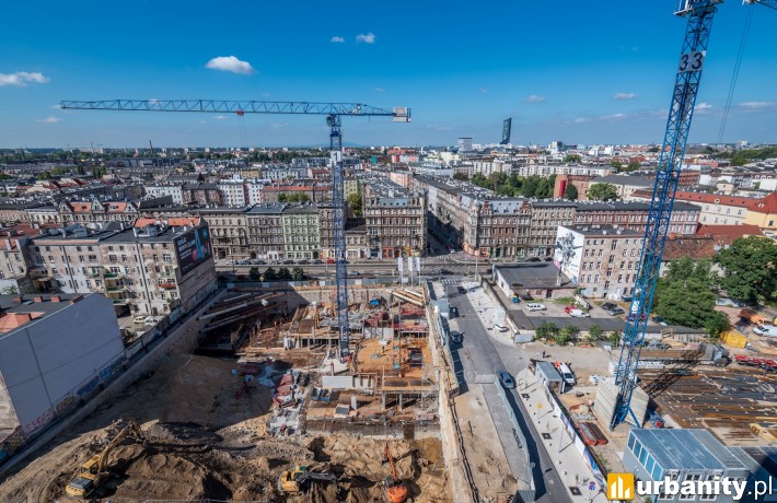 Postęp prac na budowie Angel City - sierpień 2019 r