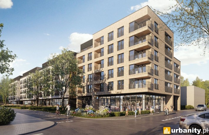 Apartamenty Dębowa w Łodzi, wizualizacja, wiz. materiały dewelopera