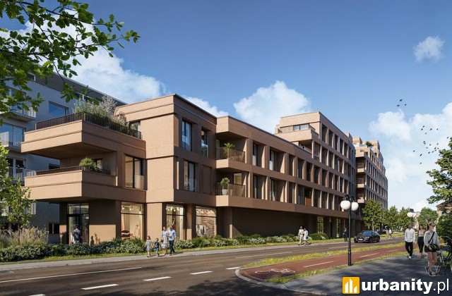 Projekt inwestycji Apartamenty Esencja w Poznaniu, wiz. materiały dewelopera