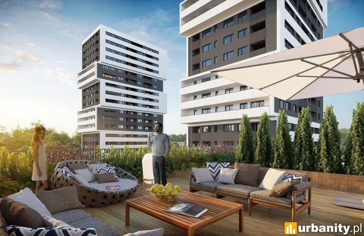 Aura Towers w Bydgoszczy - wizualizacja