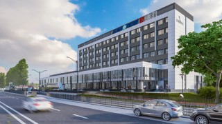 W Gdańsku trwa modernizacja postoczniowego biurowca