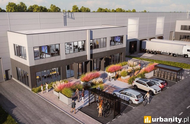 CTPark Poznań Suchy Las, projekt inwestycji, wiz. materiały inwestora