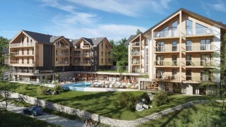 Wizualizacja zewnętrzna hotelu Holiday Inn Resort Szklarska Poręba