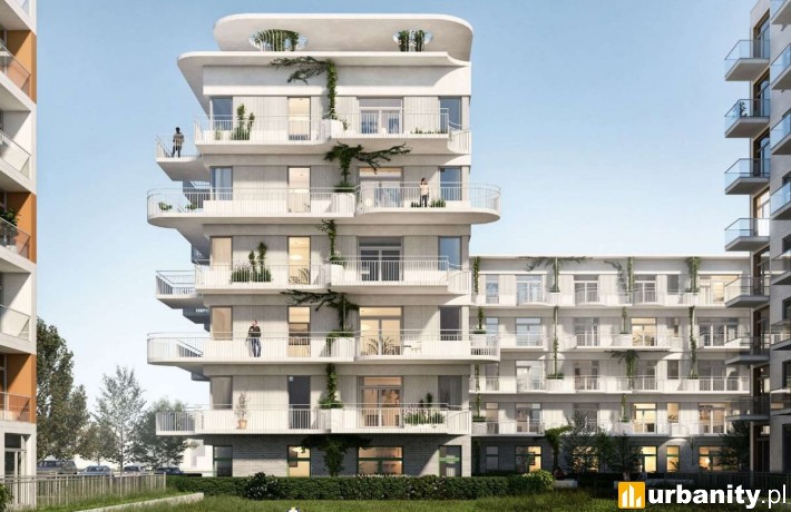 Projekt osiedla przy ulicy Przasnyskiej na Żoliborzu, fot. materiały dewelopera