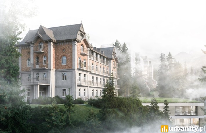 Sanato w Zakopanem może odzyskać dawny blask, wizualizacja, wiz. materiały inwestora