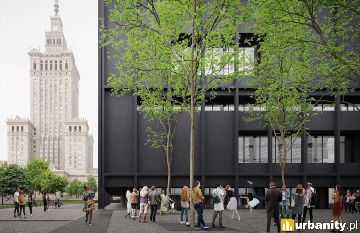 Nowa siedziba TR Warszawa na placu Defilad, wiz. Thomas Phifer and Partners