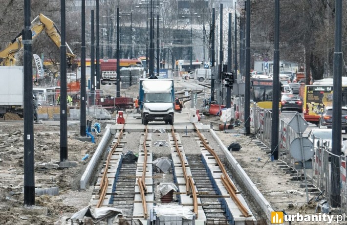 Nowa trasa tramwajowa do Dworca Zachodniego, fot. Tramwaje Warszawskie