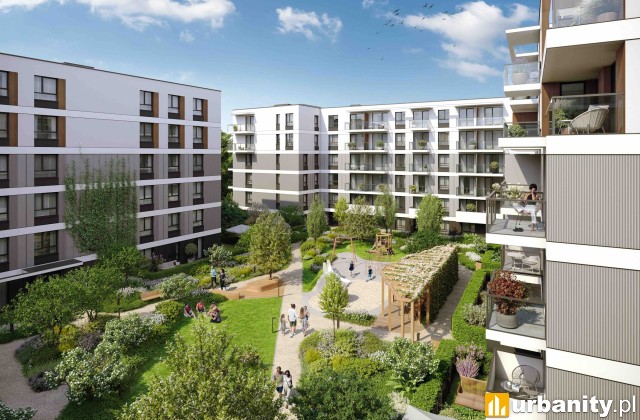 Apartamenty Beethovena w dzielnicy Mokotów, wiz. materiały dewelopera