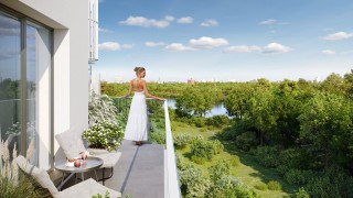 Wysoko przy rzece we Wrocławiu. Rusza budowa apartamentowca z tarasami na dachu