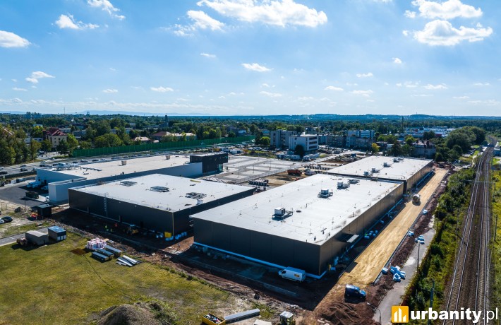Budowa Fabryki Park w Katowicach, wrzesień 2023 r., fot. TDJ Estate