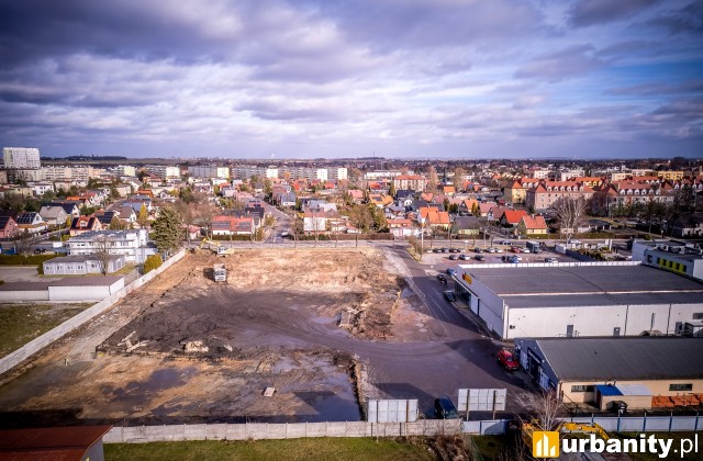 Prace ziemne na działce przy Spzitalnej w Knurowie, fot. Komart Investments