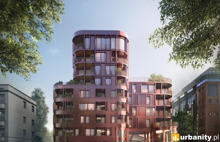 Projekt inwestycji Luxfera w Łodzi, wiz. Design Lab Group