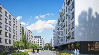 Duża inwestycja mieszkaniowa na Pradze Południe. Pięć budynków i pasaż z zielenią