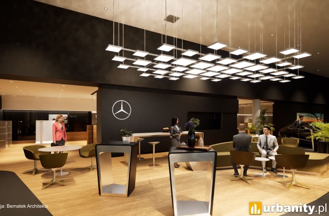 Projekt salonu Duda-Cars Mercedes-Benz, wiz. Duda-Cars