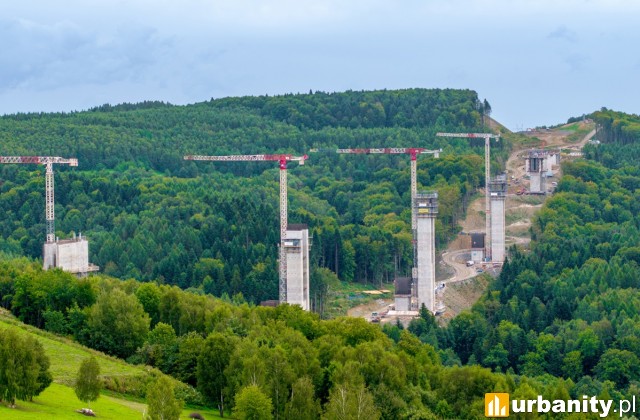 S19 Babica–Jawornik, budowa estakady, fot. Intercor