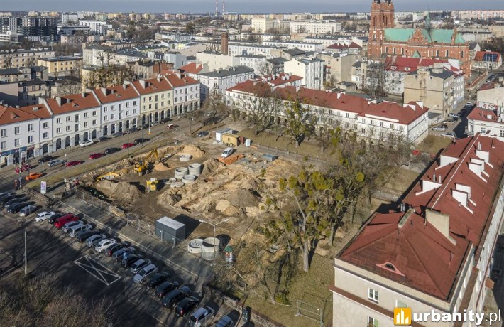 Remont Starego Rynku w Łodzi (fot. ŁÓDŹ.PL)