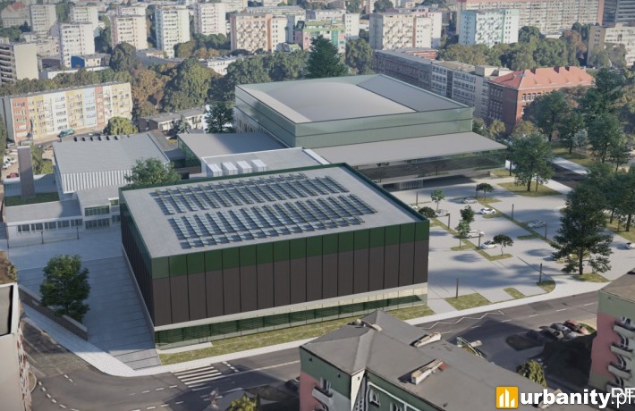 Szczeciński Dom Sportu do przebudowy, wiz. Dedeco