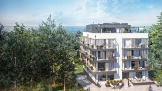 Wizualizacja budynku Wave House we Władysławowie
