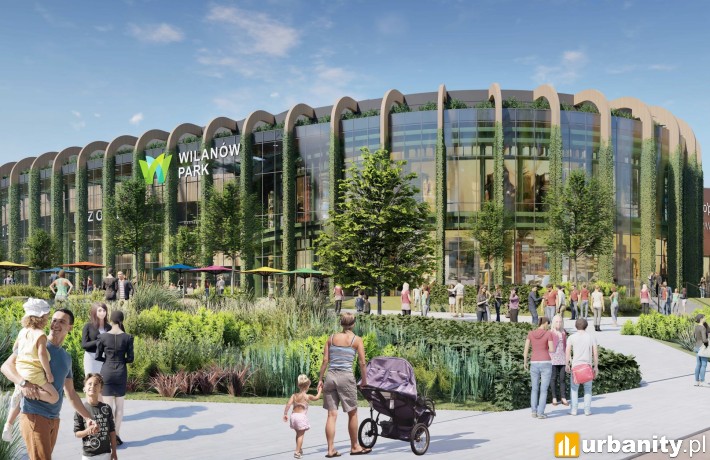 Projekt inwestycji Wilanów Park w Warszawie, wiz. materiały inwestora