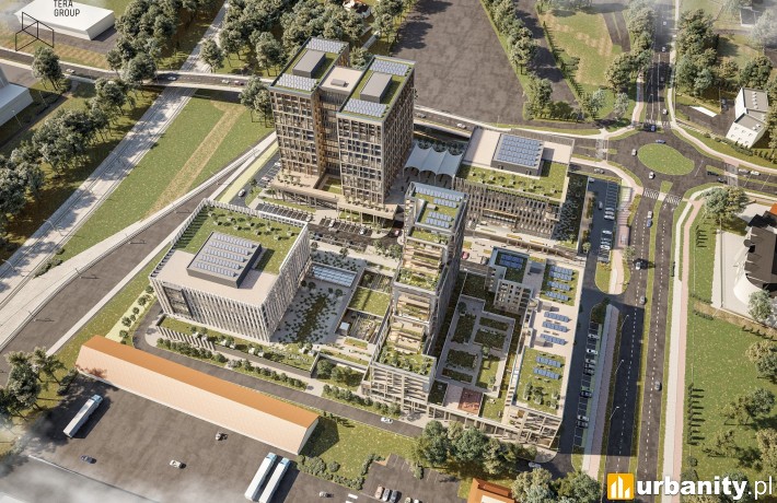 Tak prezentuje się pierwotny projekt inwestycji przy Zagnańskiej w Kielcach, fot. Tera Group